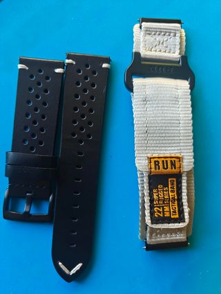 Correas de reloj 24mm beige y negras