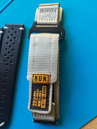 Correas de reloj 24mm beige y negras