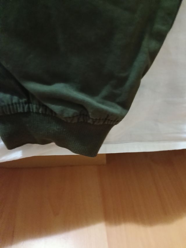 Pantalones Cargo Verde Militar Talla 38