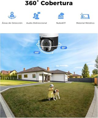 Cámara Vigilancia Xega 5MP WiFi 10X Zoom