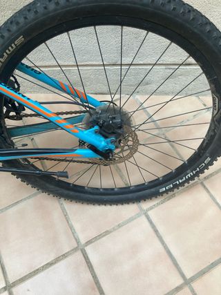 Bicicleta Giant Azul Naranja Muy Buen Estado