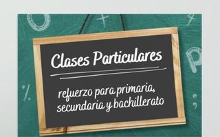 Clases particulares, primaria y ESO.