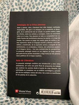 Antologia De La Lirica Amorosa N/e