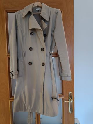 Gabardina Beige Talla XL