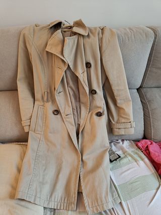 Gabardina Beige Talla XL