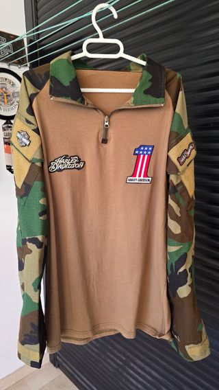 Camisa protectores parches Harley Davidson Talla L