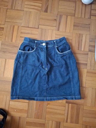 Falda vaquera azul