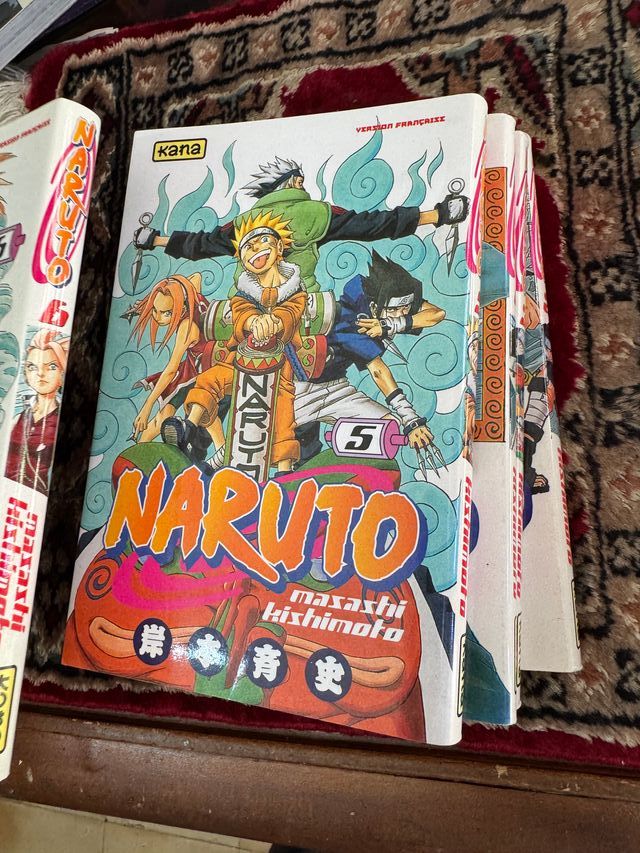 Lote 5 manga Naruto Masashi Kushimoto anime japon