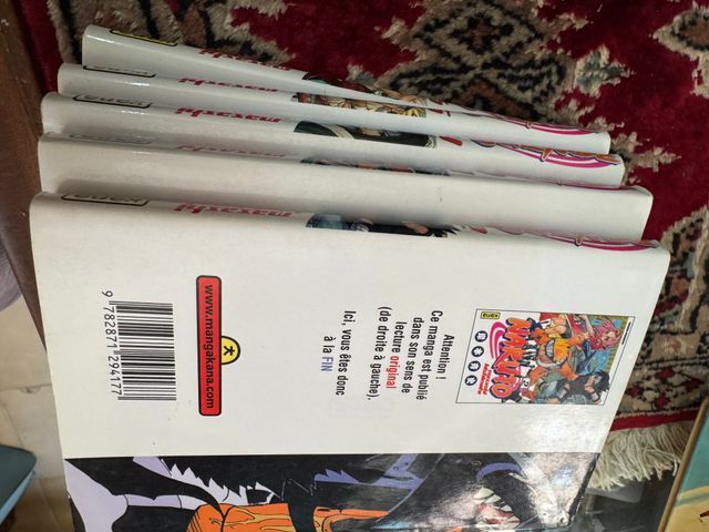 Lote 5 manga Naruto Masashi Kushimoto anime japon
