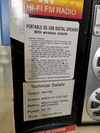 Equipo Karaoke SilverCrest + 2 Micrófonos