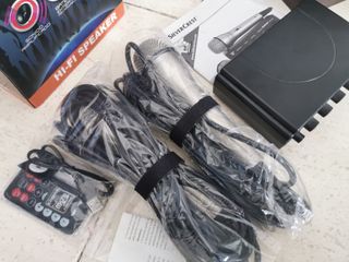 Equipo Karaoke SilverCrest + 2 Micrófonos