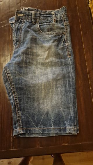 Pantaloni Jeans Corti Blu