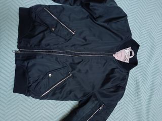 Cazadora Bomber Mujer Negra