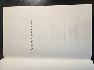 Que me queres, amor?