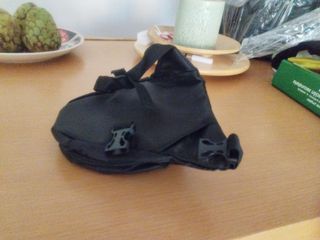 Mochila pierna motero negra