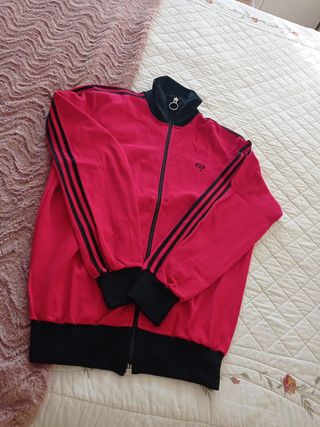 Chaqueta Vintage Roja y Negra