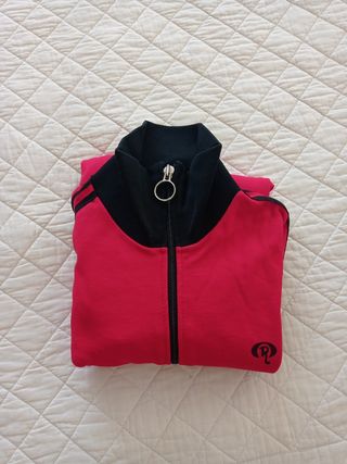 Chaqueta Vintage Roja y Negra