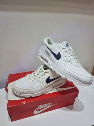 Zapatillas Nike Air Max Blancas y Azules de T JD
