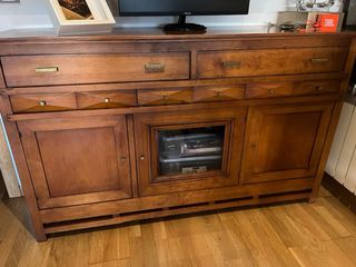 Aparador de madera maciza para salón