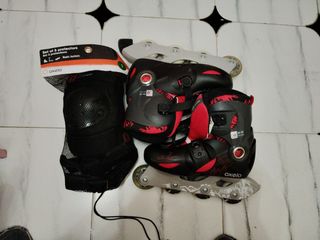 Patines en línea Oxelo con protecciones
