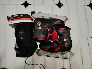 Patines en línea Oxelo con protecciones