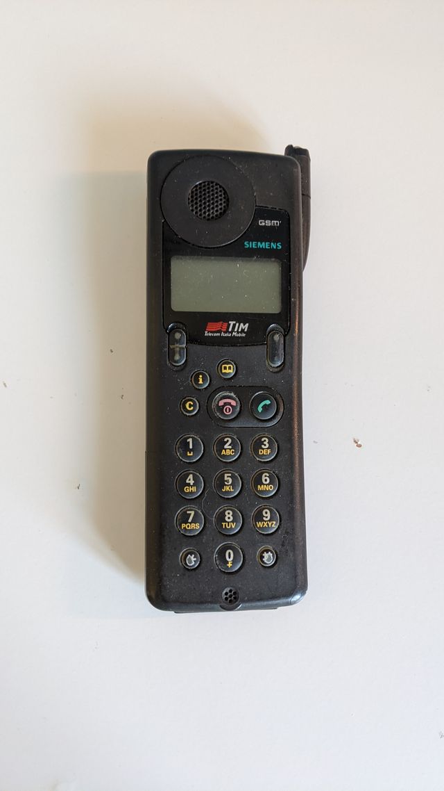 Siemens S6 Telefono Vintage GSM Nero