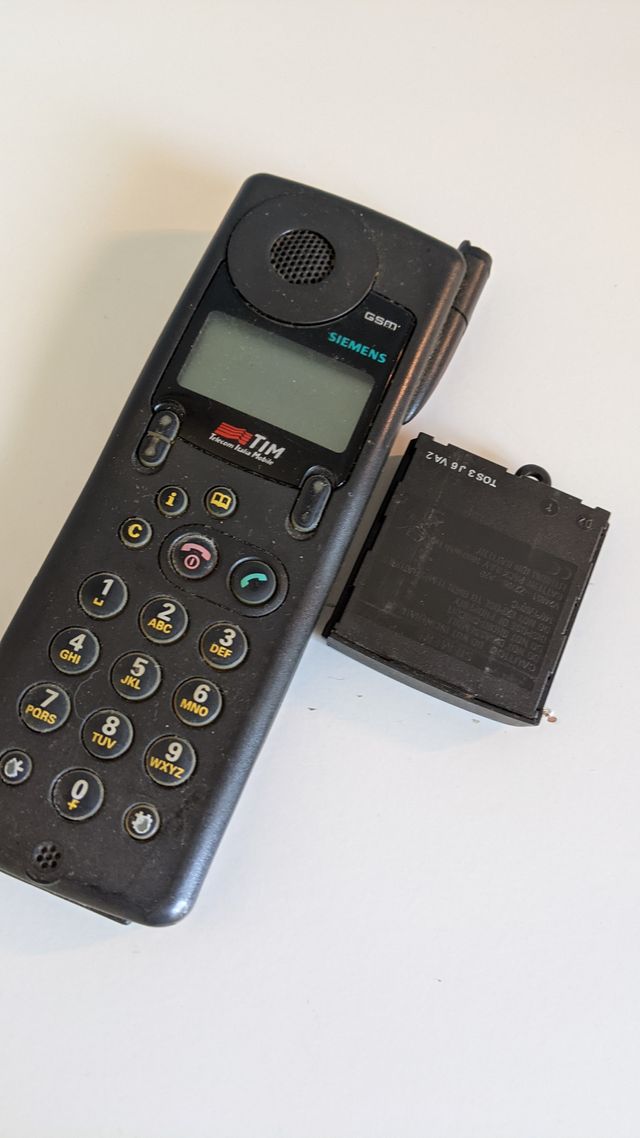 Siemens S6 Telefono Vintage GSM Nero