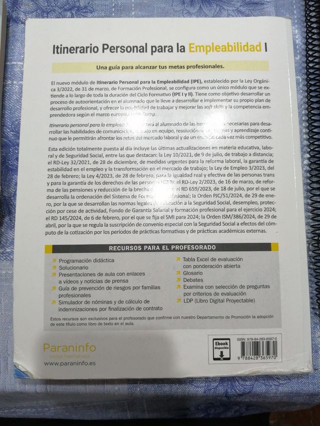 Itinerario Personal para la Empleabilidad I