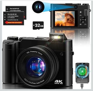 Fotocamera Digitale 4K Ultra HD 16x Zoom