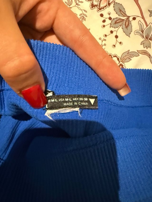 Mayas ciclistas Zara azul