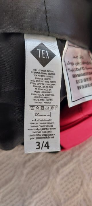 Pantalón de nieve para 3-4 años