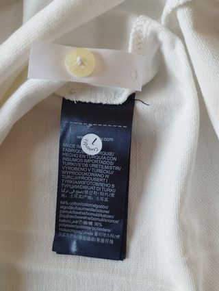 Camiseta Polo Tommy Hilfiger Blanca Talla M