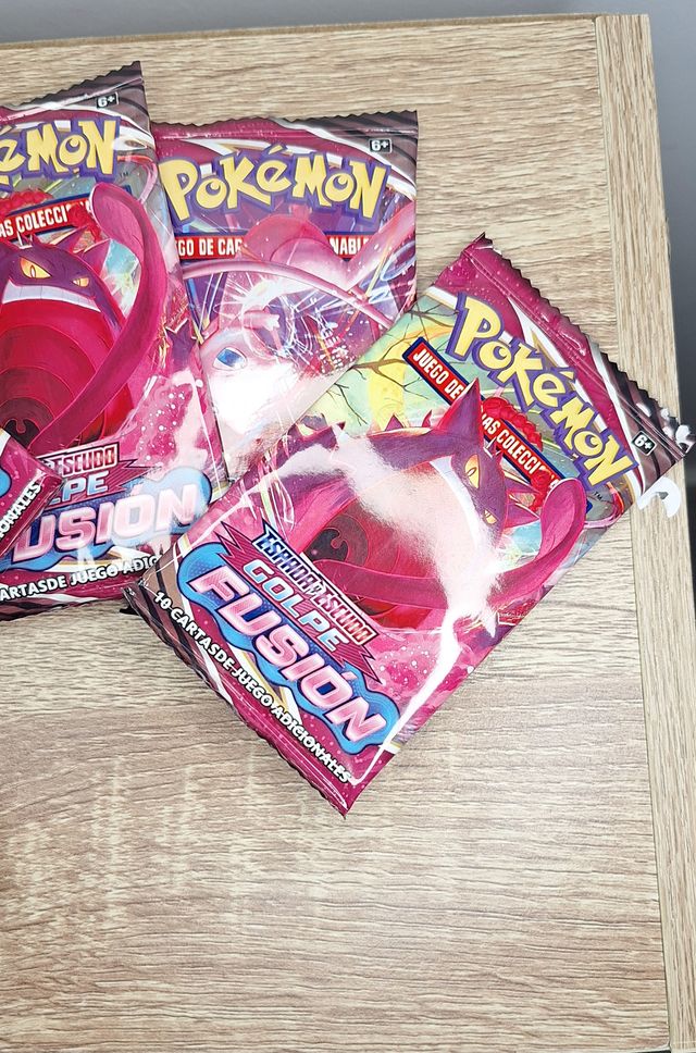 6 Sobres Pokémon Fusión