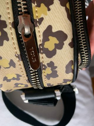 Mini Bolso Tous estampado leopardo
