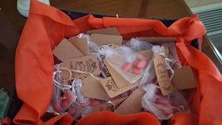 Bomboniere laurea con sacchetto e ciondolo