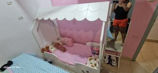 Letto per bambini Montessori bianco
