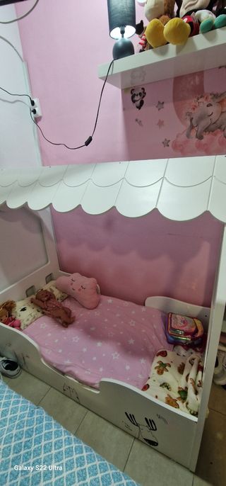Letto per bambini Montessori bianco