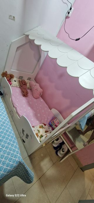 Letto per bambini Montessori bianco