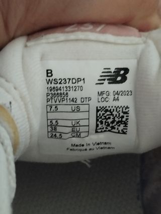 Scarpe sneakers zapatos New Balance 38 rosa