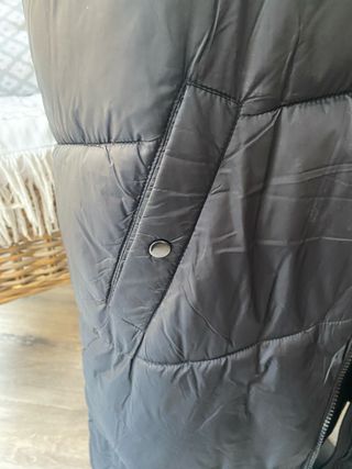 Chaleco largo acolchado Vero Moda negro