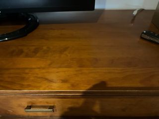 juego Vitrina y Aparador de Madera Maciza Salón