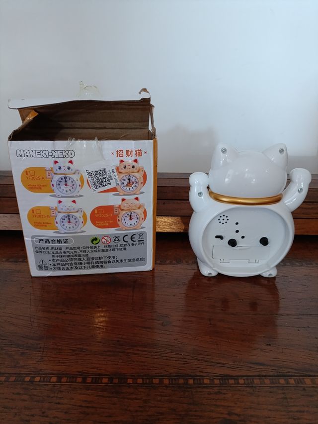 Sveglia Maneki-Neko Giapponese