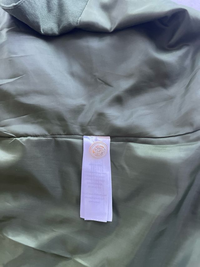 Chaqueta verde caqui