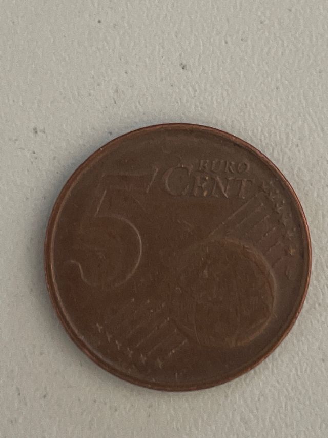 Moneda de 5 céntimos de Euro Luxemburgo 2002