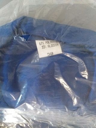 Mono de trabajo azul