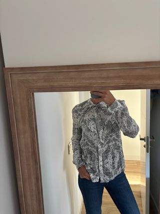 Camisa Stradivarius Estampada Mujer