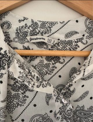 Camisa Stradivarius Estampada Mujer