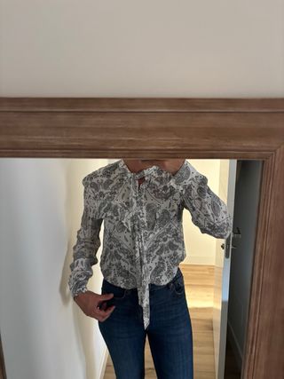 Camisa Stradivarius Estampada Mujer