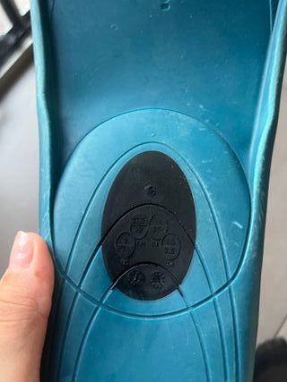 Aletas de natación Nabaiji azules