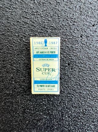 Pin Supertaça Europeia 1986/87 Ajax vs Porto